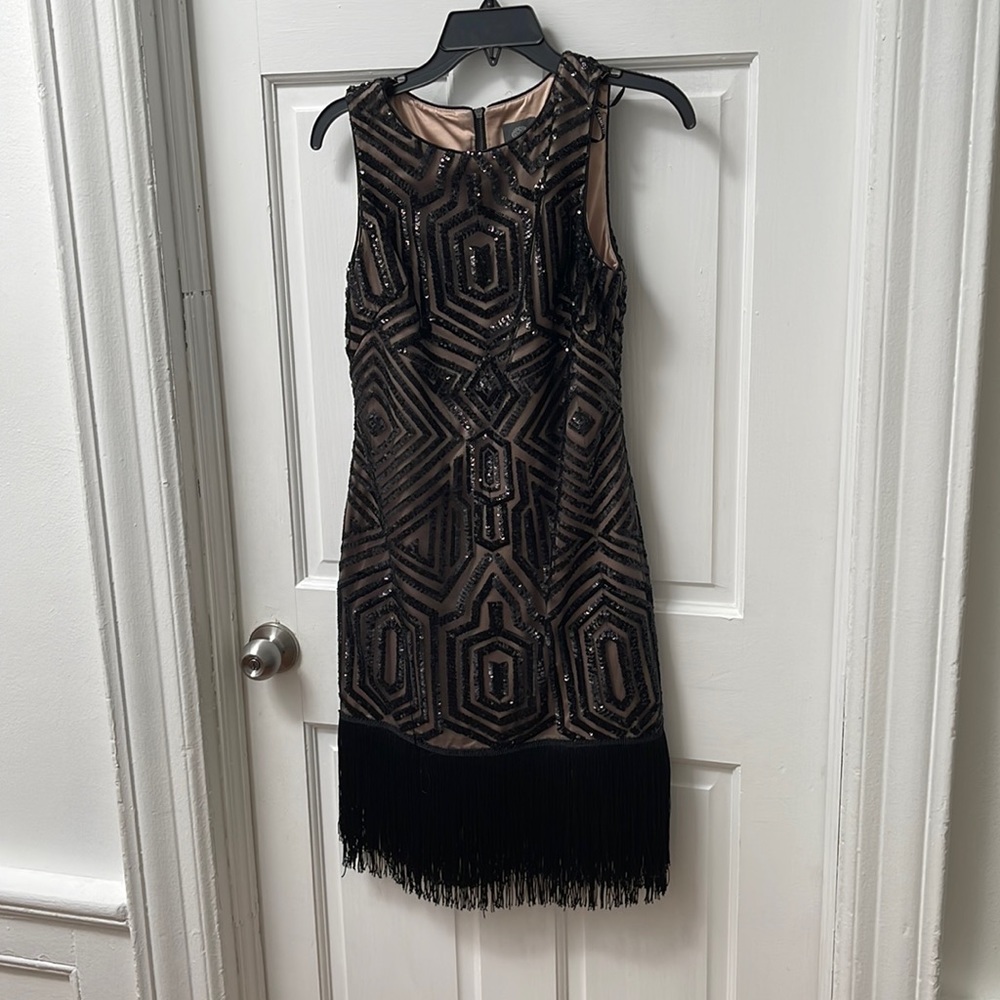Vince Camuto Sequin Tassel dress